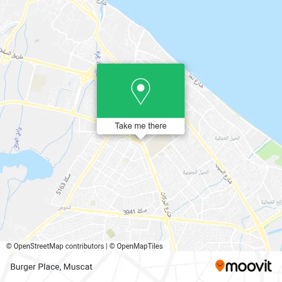 Burger Place map