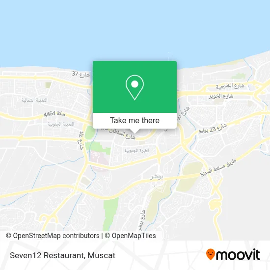 Seven12 Restaurant map