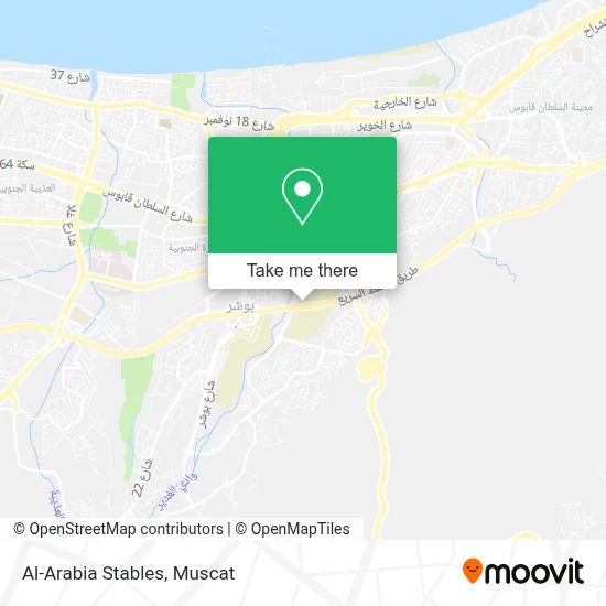 Al-Arabia Stables map