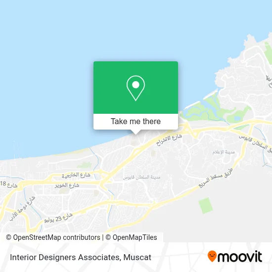 Interior Designers Associates map