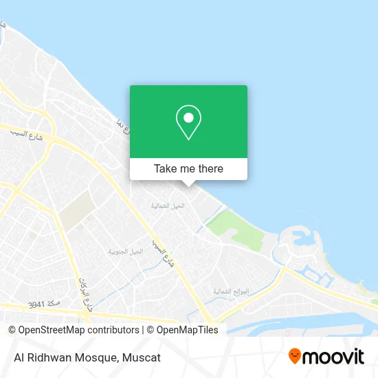 Al Ridhwan Mosque map
