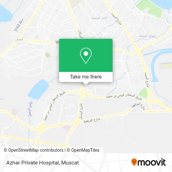 Azhar Private Hospital map