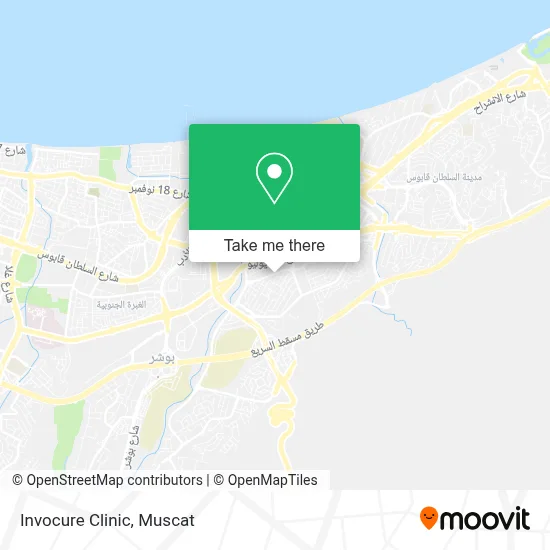 Invocure Clinic map
