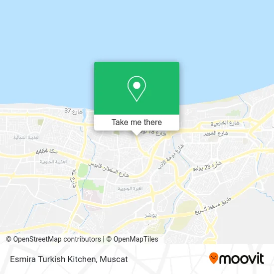 Esmira Turkish Kitchen map