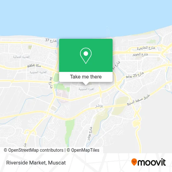 Riverside Market map