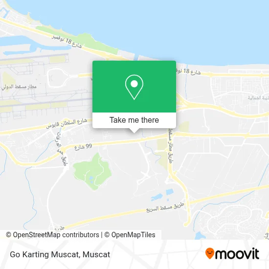 Go Karting Muscat map