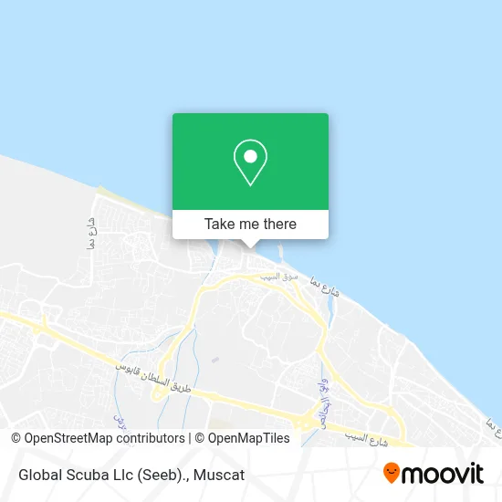 Global Scuba Llc (Seeb). map
