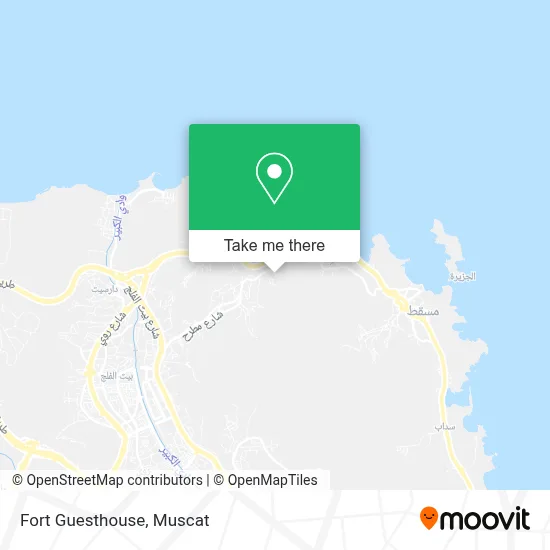 Fort Guesthouse map