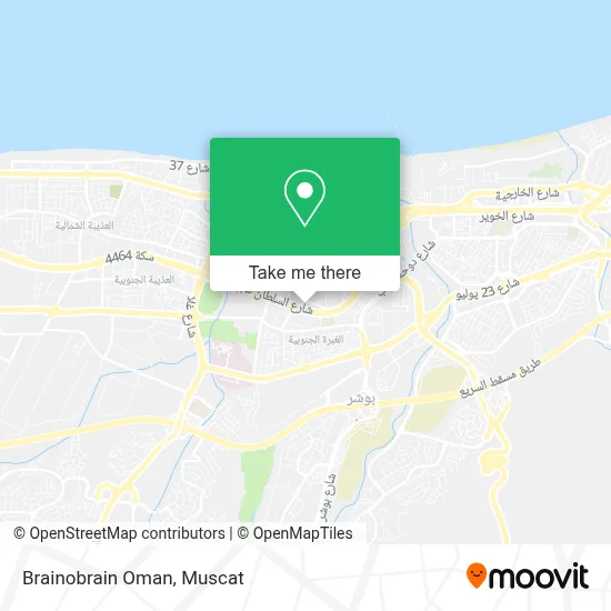 Brainobrain Oman map