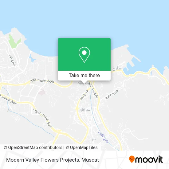 Modern Valley Flowers Projects map