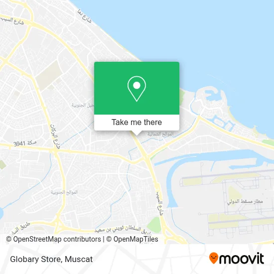 Globary Store map