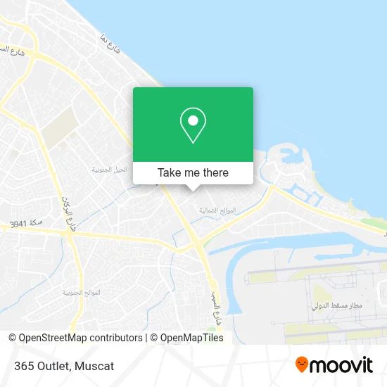 365 Outlet map