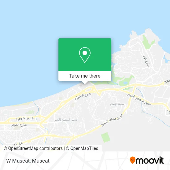 W Muscat map