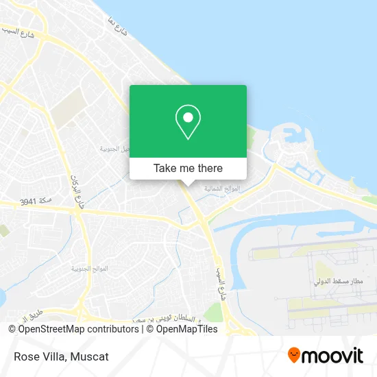 Rose Villa map