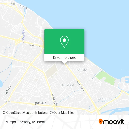 Burger Factory map
