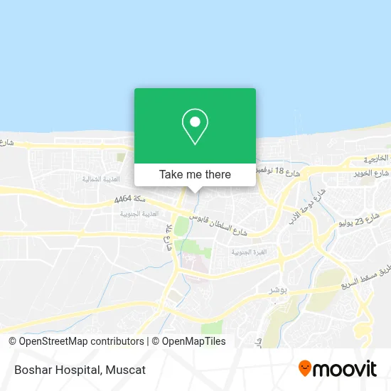 Boshar Hospital map