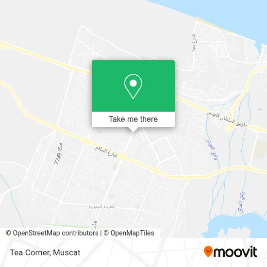Tea Corner map