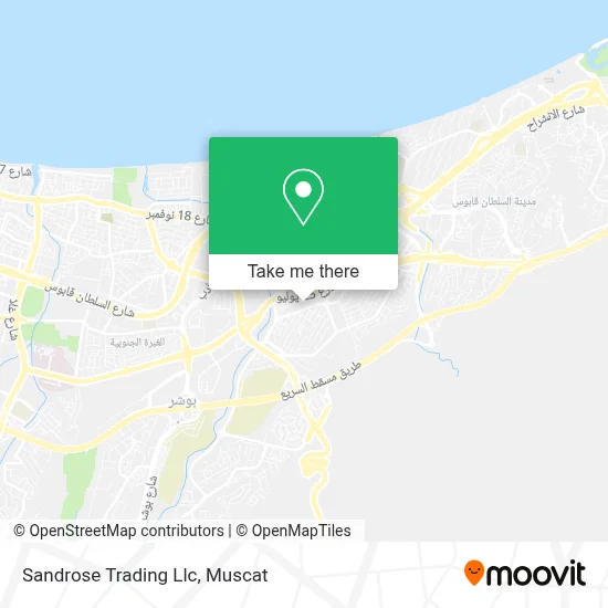 Sandrose Trading Llc map