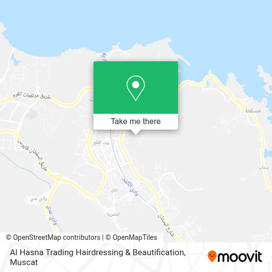 Al Hasna Trading Hairdressing & Beautification map