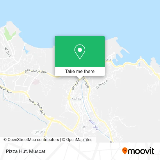 Pizza Hut map