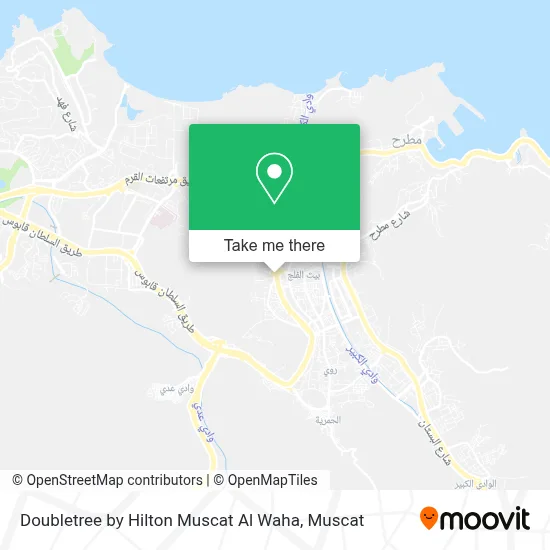 Doubletree by Hilton Muscat Al Waha map