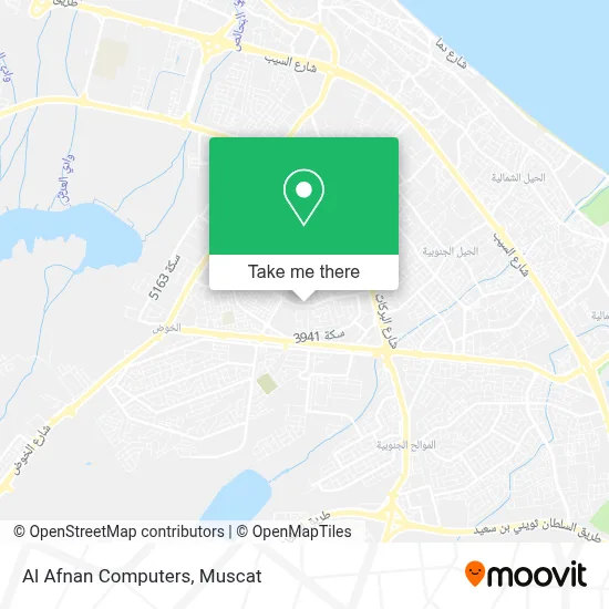 Al Afnan Computers map