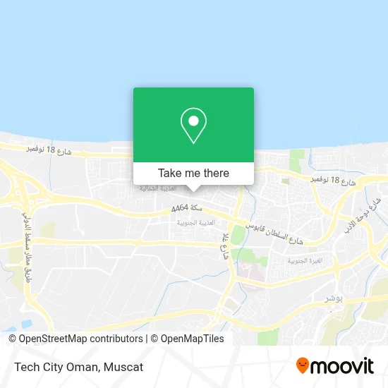 Tech City Oman map