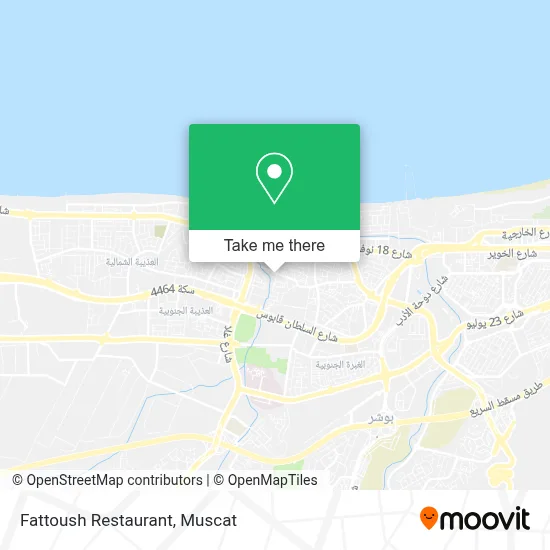 Fattoush Restaurant map