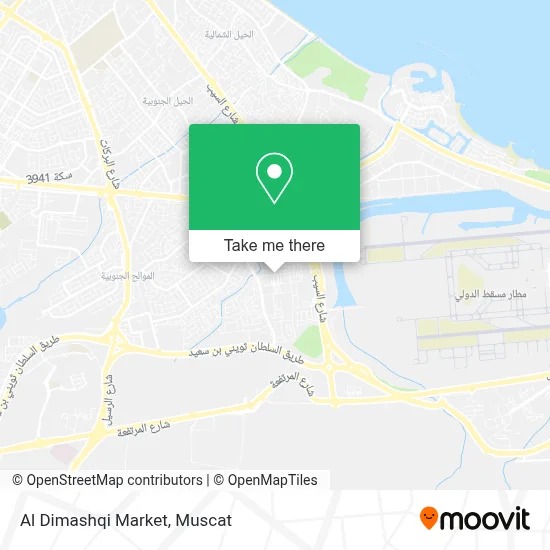 Al Dimashqi Market map