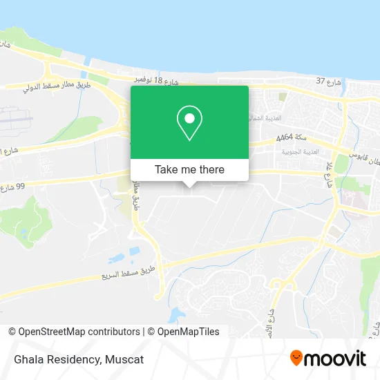 Ghala Residency map
