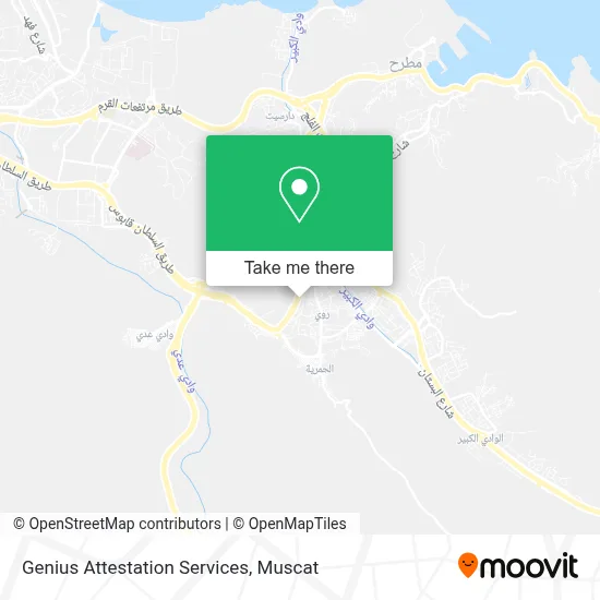 Genius Attestation Services map