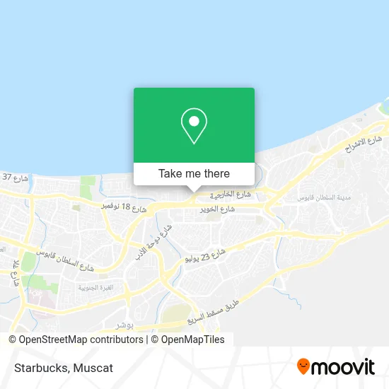 Starbucks map
