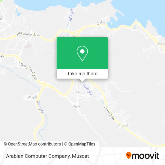 Arabian Computer Company map