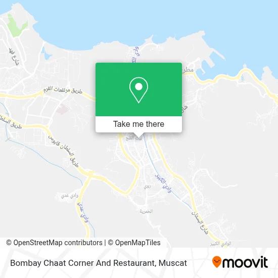 Bombay Chaat Corner And Restaurant map