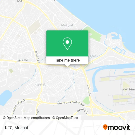 KFC map