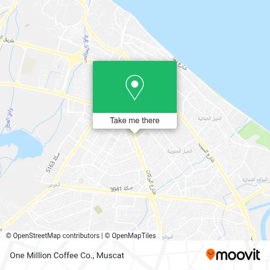 One Million Coffee Co. map