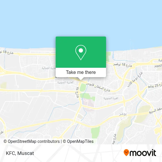 KFC map