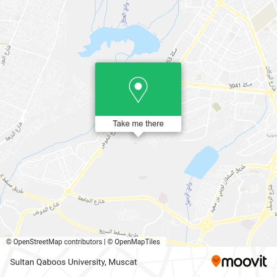 Sultan Qaboos University map