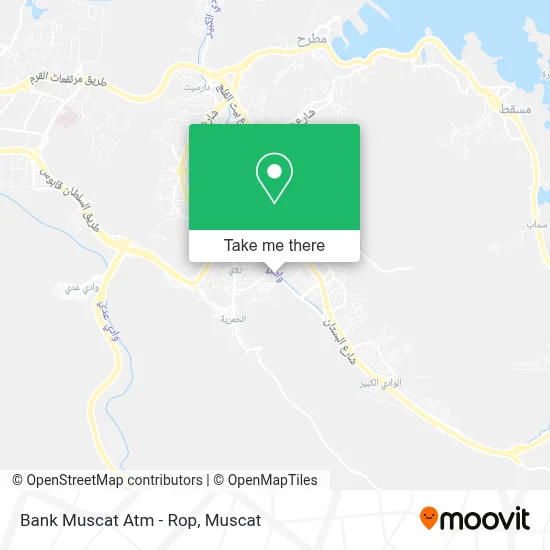 Bank Muscat Atm - Rop map