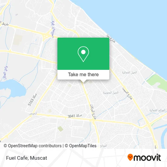 Fuel Cafe map