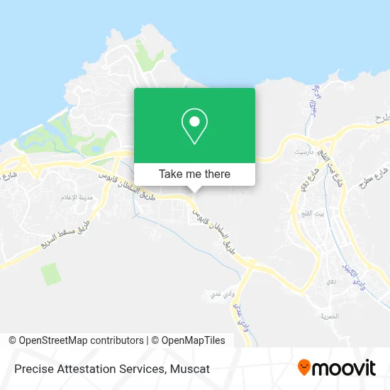 Precise Attestation Services map