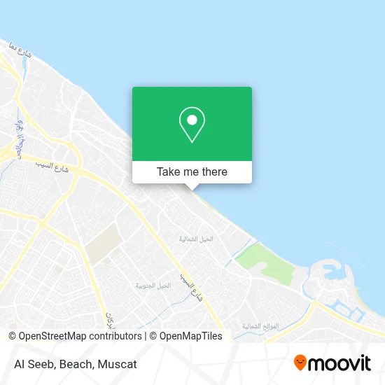 Al Seeb, Beach map