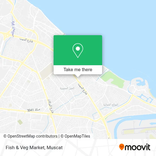 Fish & Veg Market map