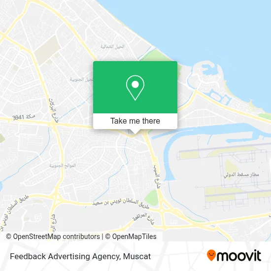 Feedback Advertising Agency map