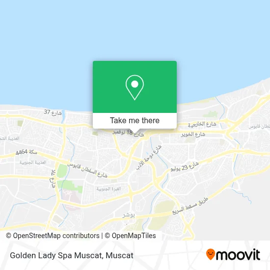 Golden Lady Spa Muscat map