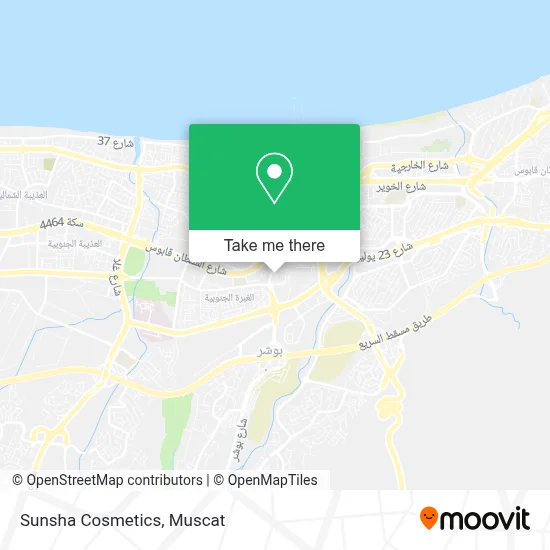 Sunsha Cosmetics map