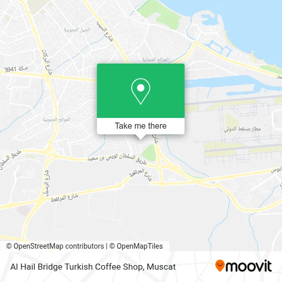Al Hail  Bridge Turkish Coffee Shop map