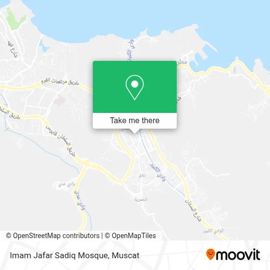 Imam Jafar Sadiq Mosque map