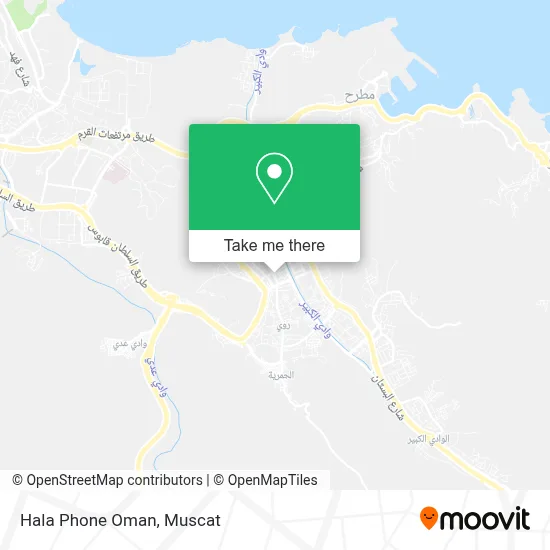 Hala Phone Oman map
