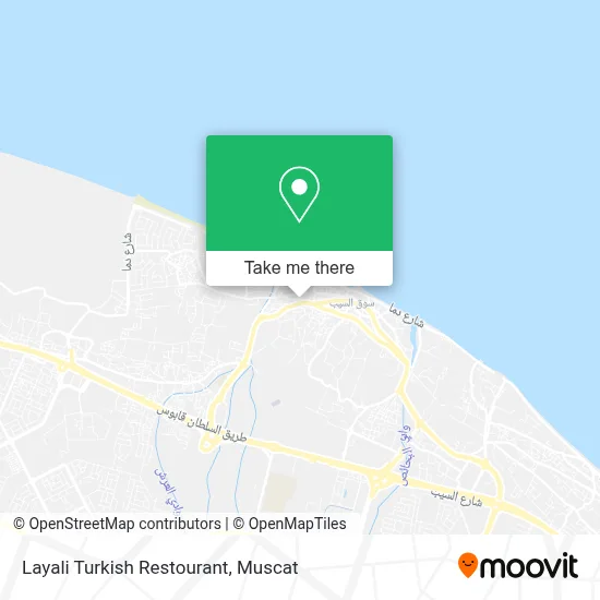 Layali Turkish Restourant map